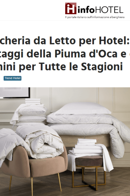 Articolo infoHOTEL – Il comfort in ogni Stagione